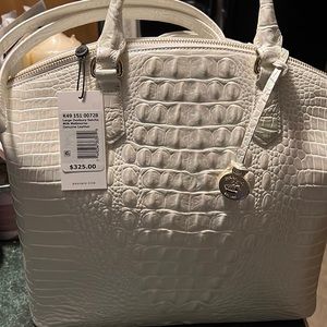 Brahmin Large Duxbury Satchel Milk Melbourne